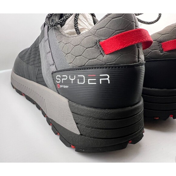 NIB Spyder Blackburn Men’s 11.5 M Waterproof Hiking Shoes Black Red Outdoorsman main image 7